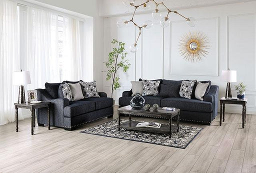 SONORA Loveseat, Dark Navy - R&R Furniture Gallery (Fountain Valley, CA)