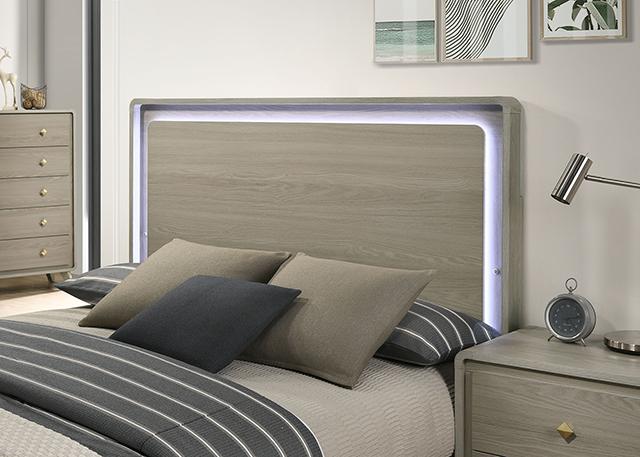 Rainier Bed Gray - R&R Furniture Gallery (Fountain Valley, CA)