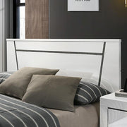 MAGDEBURG Cal.King Bed, Black & White - R&R Furniture Gallery (Fountain Valley, CA)