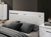 Erlach Bed Black & White - R&R Furniture Gallery (Fountain Valley, CA)