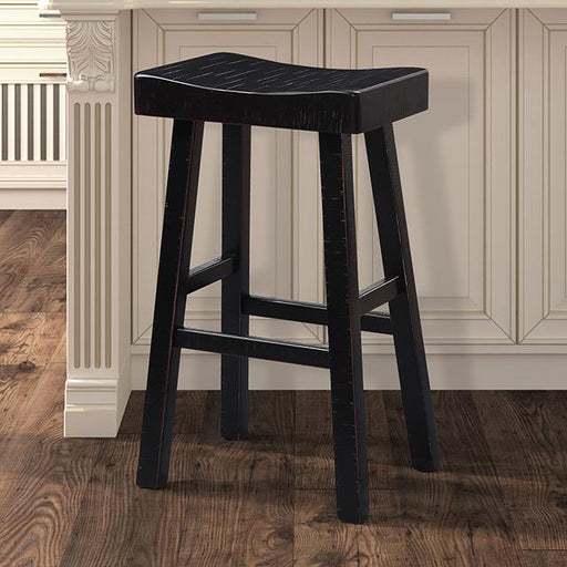Biasca 29" Stool (2/CTN) White, Brown, & Black - R&R Furniture Gallery (Fountain Valley, CA)