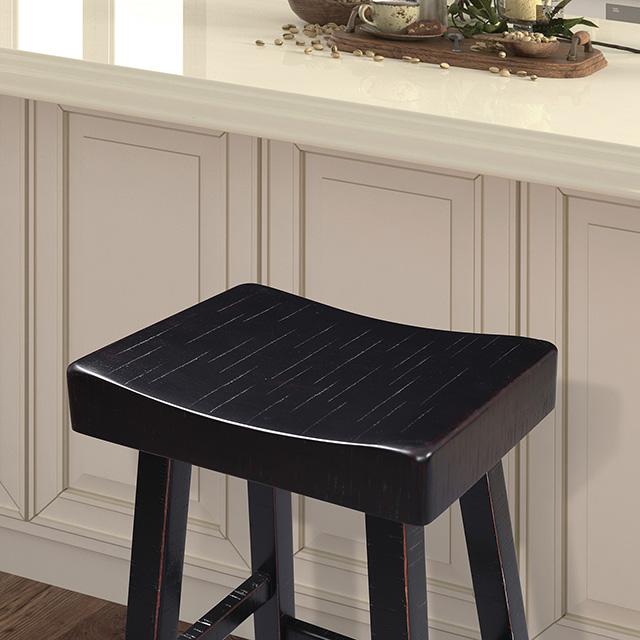 Biasca 29" Stool (2/CTN) White, Brown, & Black - R&R Furniture Gallery (Fountain Valley, CA)