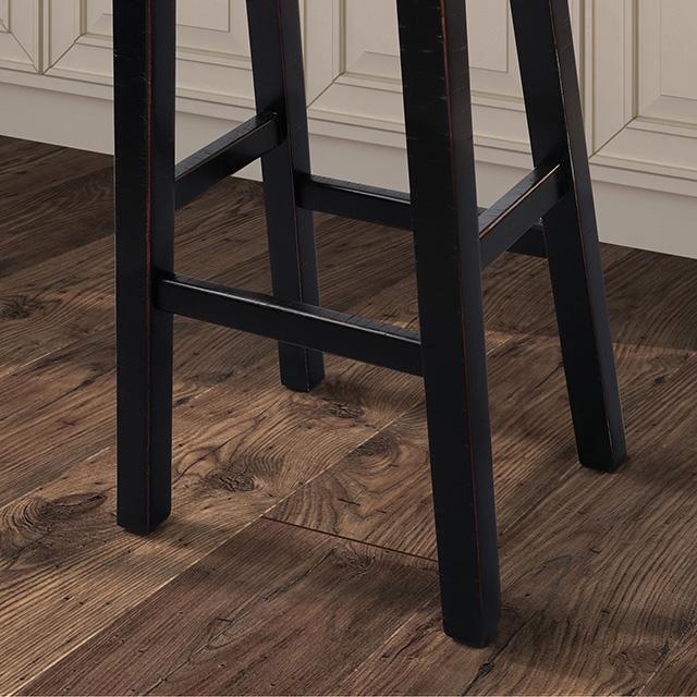 Biasca 29" Stool (2/CTN) White, Brown, & Black - R&R Furniture Gallery (Fountain Valley, CA)