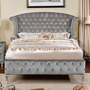 Alzir Gray & Black Queen & E.King Bed - R&R Furniture Gallery (Fountain Valley, CA)