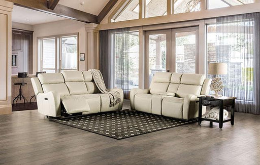 Barclay Power Loveseat Beige - R&R Furniture Gallery (Fountain Valley, CA)