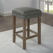 CAERLEON 3 Pc. Counter Ht. Table Set, Wire-brushed Gray - R&R Furniture Gallery (Fountain Valley, CA)
