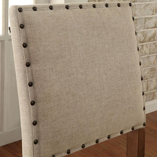 SANIA Rustic Oak Counter Ht. Chair (2/CTN) - R&R Furniture Gallery (Fountain Valley, CA)