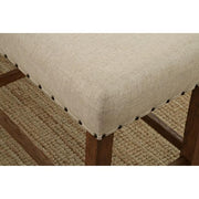 SANIA Rustic Oak Counter Ht. Chair (2/CTN) - R&R Furniture Gallery (Fountain Valley, CA)