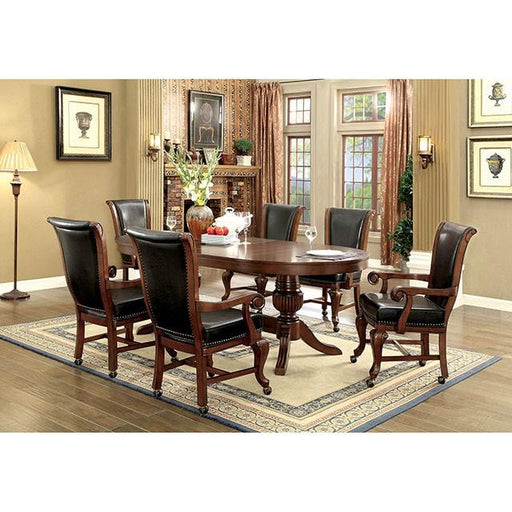 MELINA Brown Cherry Game Table - R&R Furniture Gallery (Fountain Valley, CA)