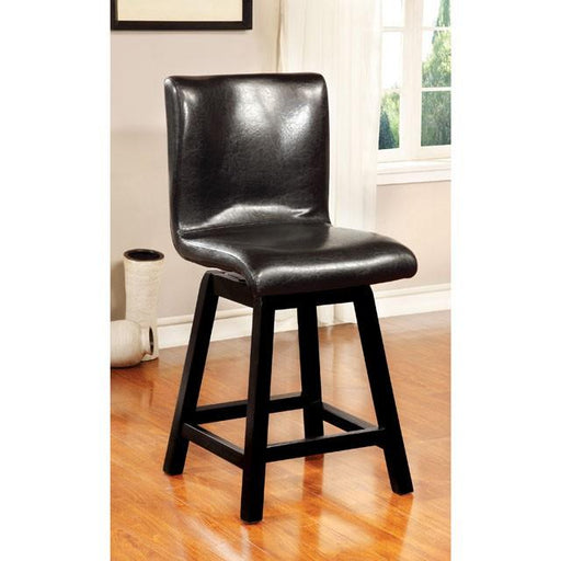 HURLEY Black Counter Ht. Chair (2/CTN) - R&R Furniture Gallery (Fountain Valley, CA)