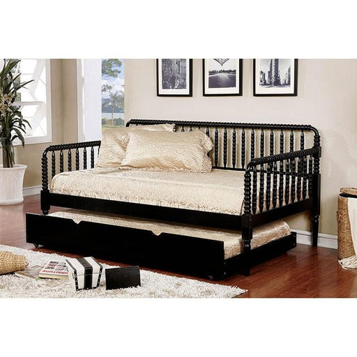 Linda Black Twin Daybed - R&R Furniture Gallery (Fountain Valley, CA)