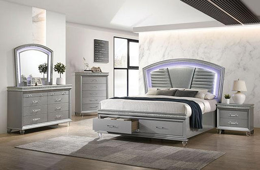MADDIE Bench, Silver - R&R Furniture Gallery (Fountain Valley, CA)