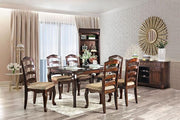 Townsville Dark Walnut/Tan Side Chair (2/CTN) - R&R Furniture Gallery (Fountain Valley, CA)