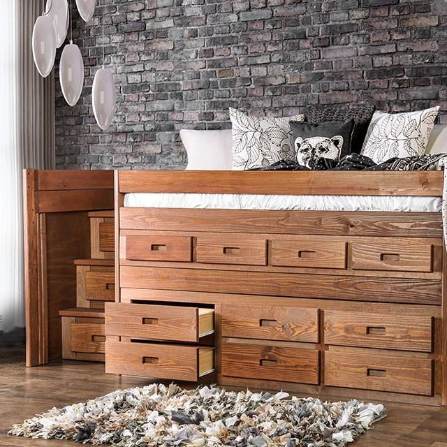 Cleo Twin Captain Bed - R&R Furniture Gallery (Fountain Valley, CA)