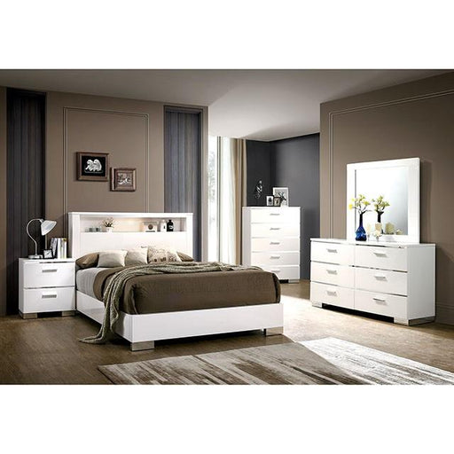 Malte White Night Stand - R&R Furniture Gallery (Fountain Valley, CA)