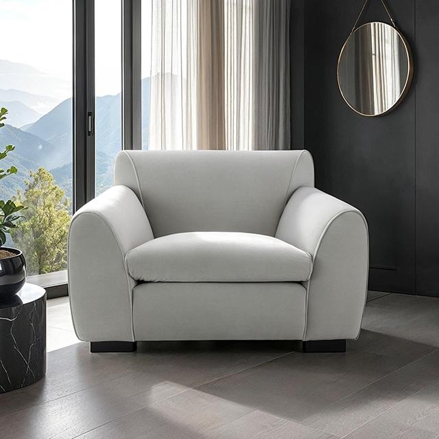 Severo Chair Light Gray - R&R Furniture Gallery (Fountain Valley, CA)