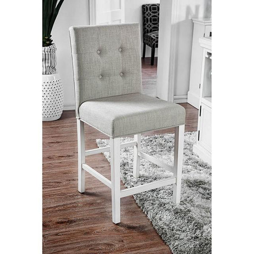 Sutton Antique White Counter Ht. Chair (2/CTN) - R&R Furniture Gallery (Fountain Valley, CA)