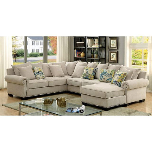 SKYLER Beige Sectional - R&R Furniture Gallery (Fountain Valley, CA)