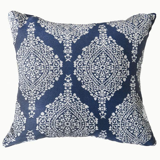 Ida Blue 22" X 22" Pillow, Blue (2/CTN) - R&R Furniture Gallery (Fountain Valley, CA)