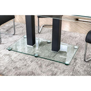 Richfield Black/Chrome Dining Table - R&R Furniture Gallery (Fountain Valley, CA)