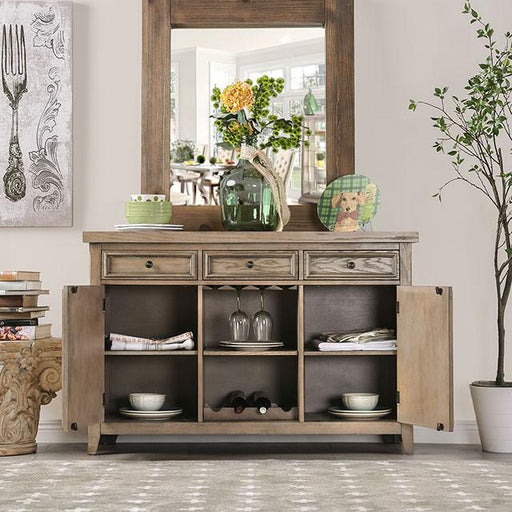 Patience Rustic Natural Tone Server - R&R Furniture Gallery (Fountain Valley, CA)