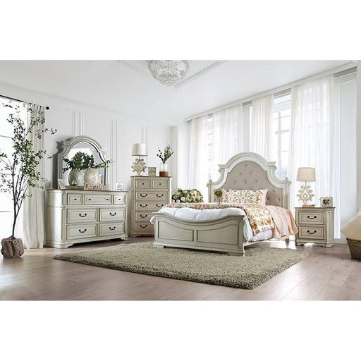 Pembroke Antique Whitewash Mirror - R&R Furniture Gallery (Fountain Valley, CA)