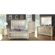 LORAINE Champagne Media Chest - R&R Furniture Gallery (Fountain Valley, CA)