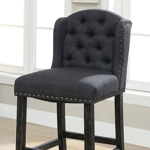 SANIA Bar Ht. Wingback Chair (2/CTN) - R&R Furniture Gallery (Fountain Valley, CA)