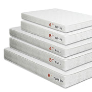 Daisy White 6" Bunkie Board Combo Mattress, Twin - R&R Furniture Gallery (Fountain Valley, CA)