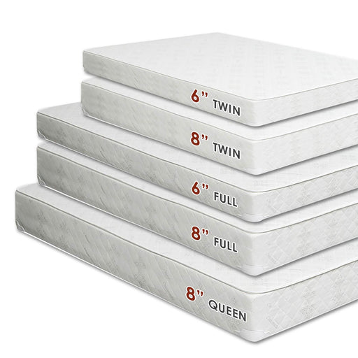 Daisy White 6" Bunkie Board Combo Mattress, Twin - R&R Furniture Gallery (Fountain Valley, CA)