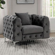 SAPPHIRA Chair, Dark Gray - R&R Furniture Gallery (Fountain Valley, CA)