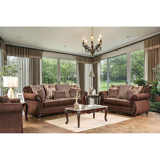 TABITHA Brown Chair, Brown - R&R Furniture Gallery (Fountain Valley, CA)