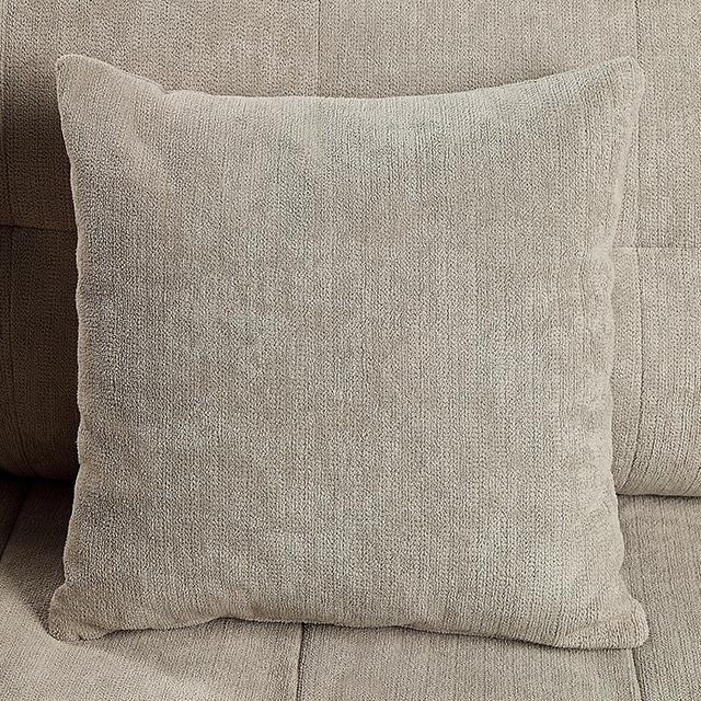 LYNDA Sofa w/ Pillows, Light Gray - R&R Furniture Gallery (Fountain Valley, CA)