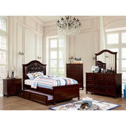 OLIVIA Trundle, Dark Walnut - R&R Furniture Gallery (Fountain Valley, CA)