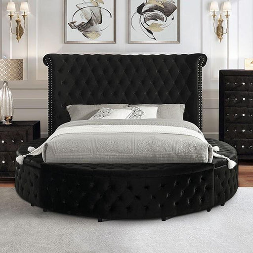 Delilah Bed Black - R&R Furniture Gallery (Fountain Valley, CA)