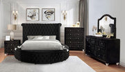 Delilah Bed Black - R&R Furniture Gallery (Fountain Valley, CA)