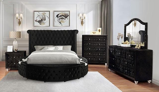 Delilah Bed Black - R&R Furniture Gallery (Fountain Valley, CA)