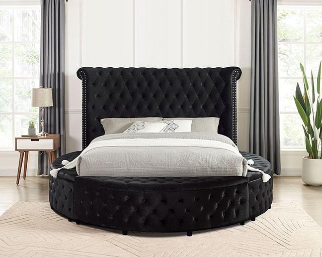Delilah Bed Black - R&R Furniture Gallery (Fountain Valley, CA)