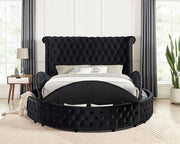 Delilah Bed Black - R&R Furniture Gallery (Fountain Valley, CA)