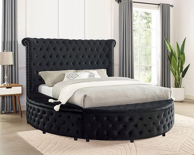 Delilah Bed Black - R&R Furniture Gallery (Fountain Valley, CA)