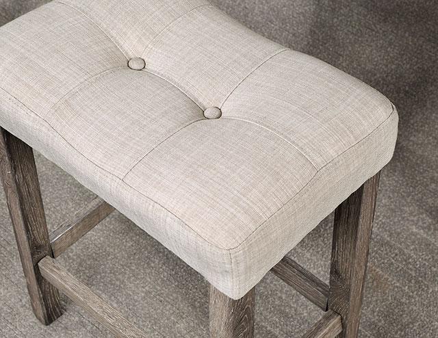 TORREON 5 Pc. Counter Ht. Table Set, Light Gray/Beige - R&R Furniture Gallery (Fountain Valley, CA)