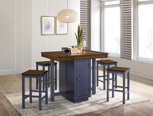 Azurine 5 Pc. Counter Ht. Set - R&R Furniture Gallery (Fountain Valley, CA)