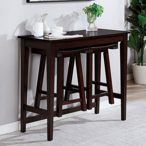 Elinor Bar Table Set Cherry & Green - R&R Furniture Gallery (Fountain Valley, CA)