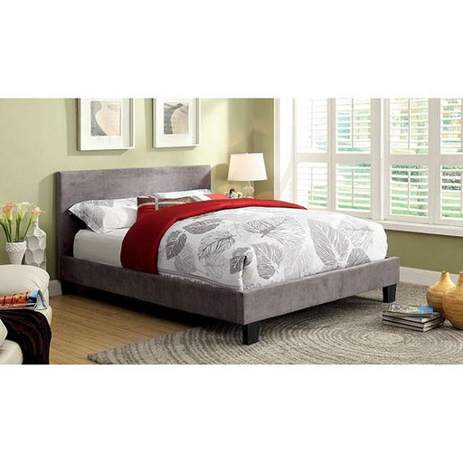 Winn Park Cal.King, E.King, Twin, & Full Bed Chrome, Gray, Brown, & Chrome - R&R Furniture Gallery (Fountain Valley, CA)