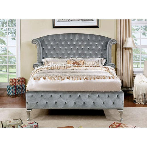 Alzir Gray Night Stand - R&R Furniture Gallery (Fountain Valley, CA)