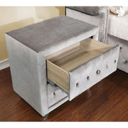 Alzir Night Stand Gray - R&R Furniture Gallery (Fountain Valley, CA)