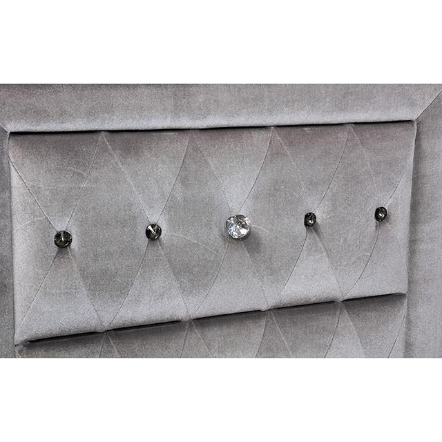 Alzir Gray Night Stand - R&R Furniture Gallery (Fountain Valley, CA)