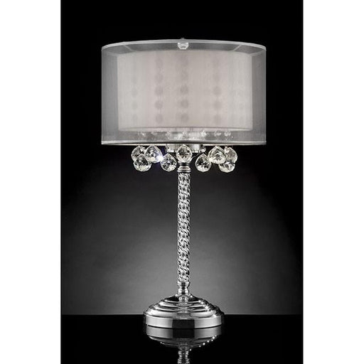30"H Table Lamp, Hanging Crystal - R&R Furniture Gallery (Fountain Valley, CA)