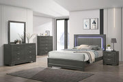 ALISON Mirror, Dark Walnut - R&R Furniture Gallery (Fountain Valley, CA)