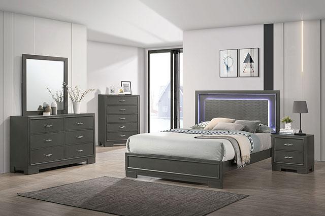 ALISON Mirror, Dark Walnut - R&R Furniture Gallery (Fountain Valley, CA)
